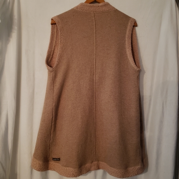 Matilda Jane Sooner or Later Tan Cozy Vest, Size: M - Picture 3 of 6